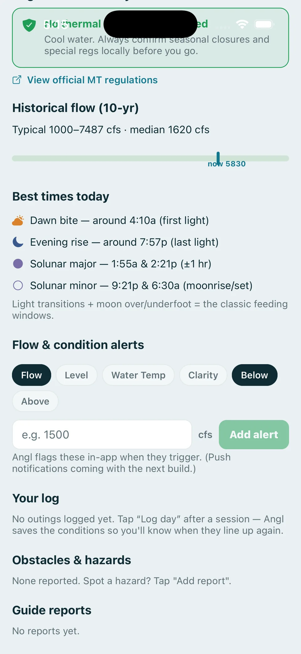 Spot alerts